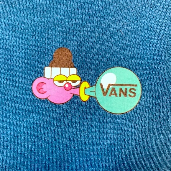 Vans Youth M Moroccan Blue Zip-Up Hoodie - Picture 3 of 8